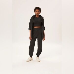 Girlfriend collective summit track pant black xl EUC